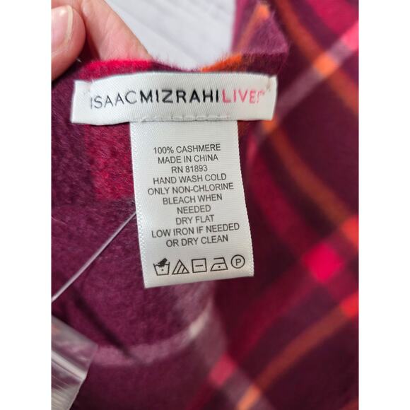 Isaac Mizrahi Women's Scarf Wrap 100% Cashmere NWT - Picture 2 of 2